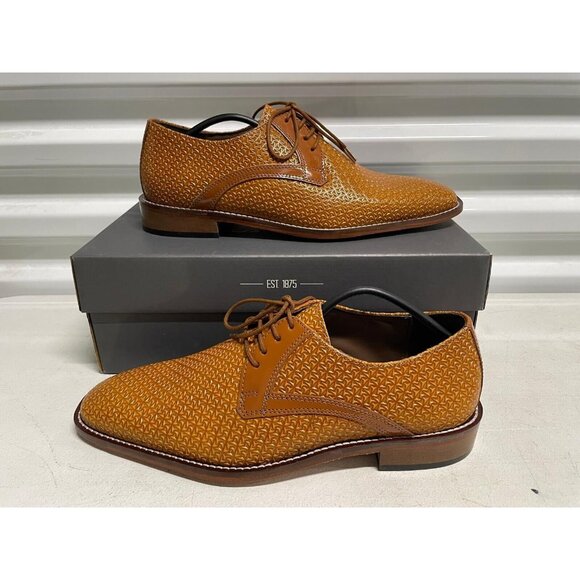 Stacy Adams Men's Rico-Tan Toe Oxford 25083 Size 7 1/2 - Picture 1 of 10